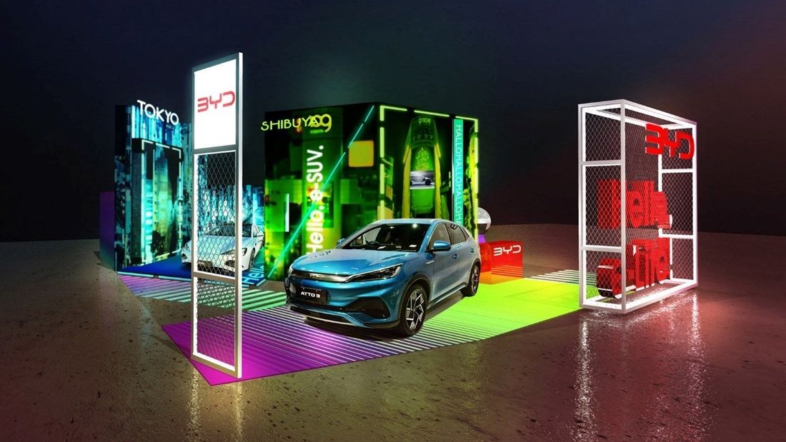BYD Auto Japanが「東京オートサロン2023」に初出展~“X(クロス) TOKYO”をテーマに、BYDと日…
