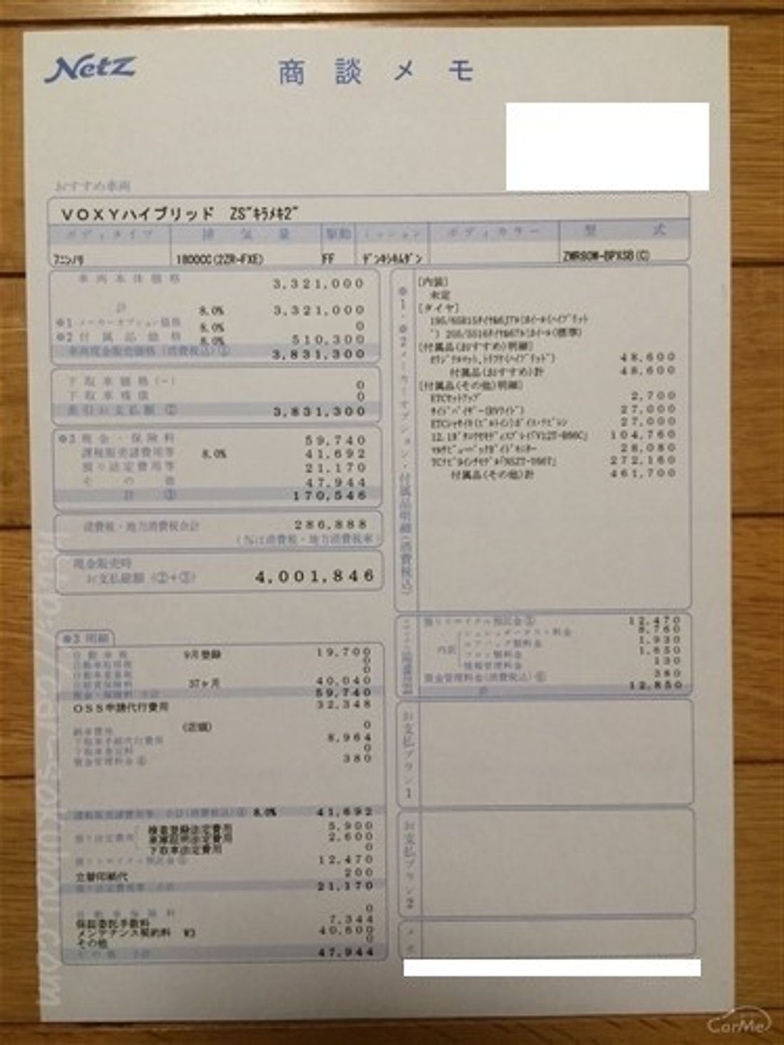 ヴォクシーhvとガソリンはどっちがお得 元を取るには何年必要か計算してみた