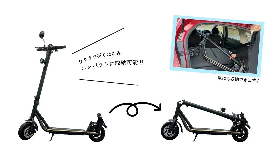 楽天市場【公道/歩道走行可能】特定小型電動キックボード MF-EKRSA01RW-BK予約は大好評完売いたしました。Y…