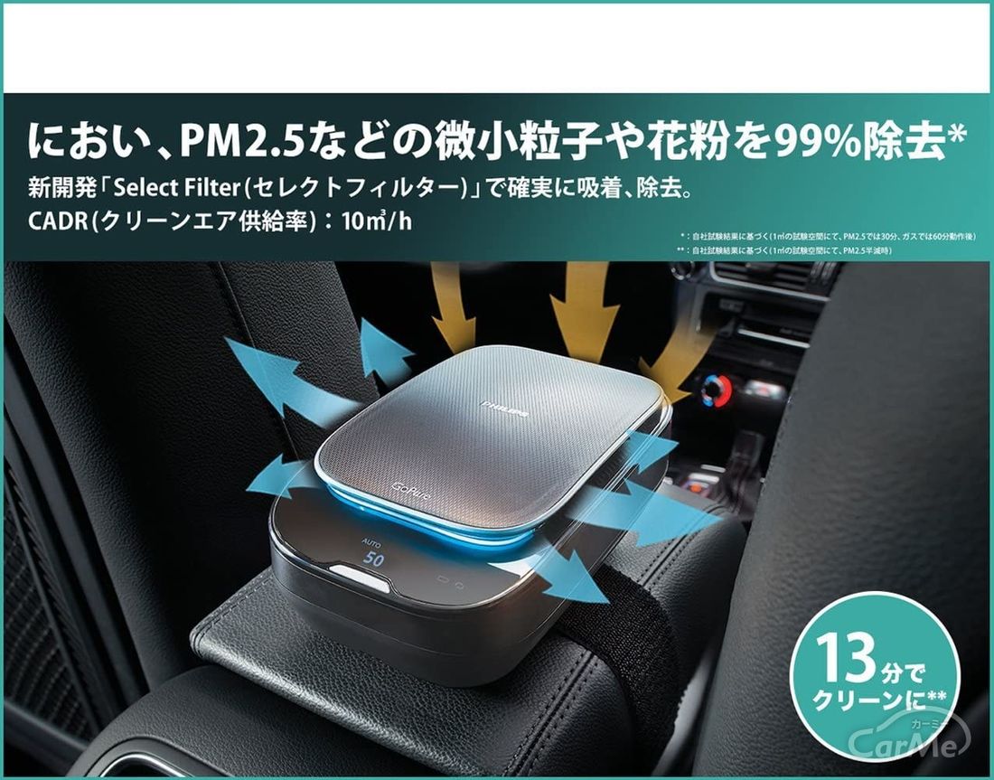 19年最新 車用空気清浄機おすすめ17選 人気ランキングをもとに厳選 花粉やニオイに の写真 87枚目