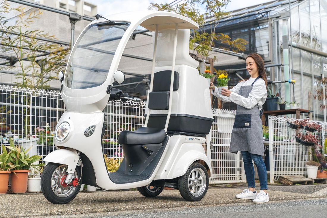 電動モビリティメーカー(株)ブレイズのEVデリバリーが、(株)オークネットのEVバイクリース事業にて取り扱い開始！