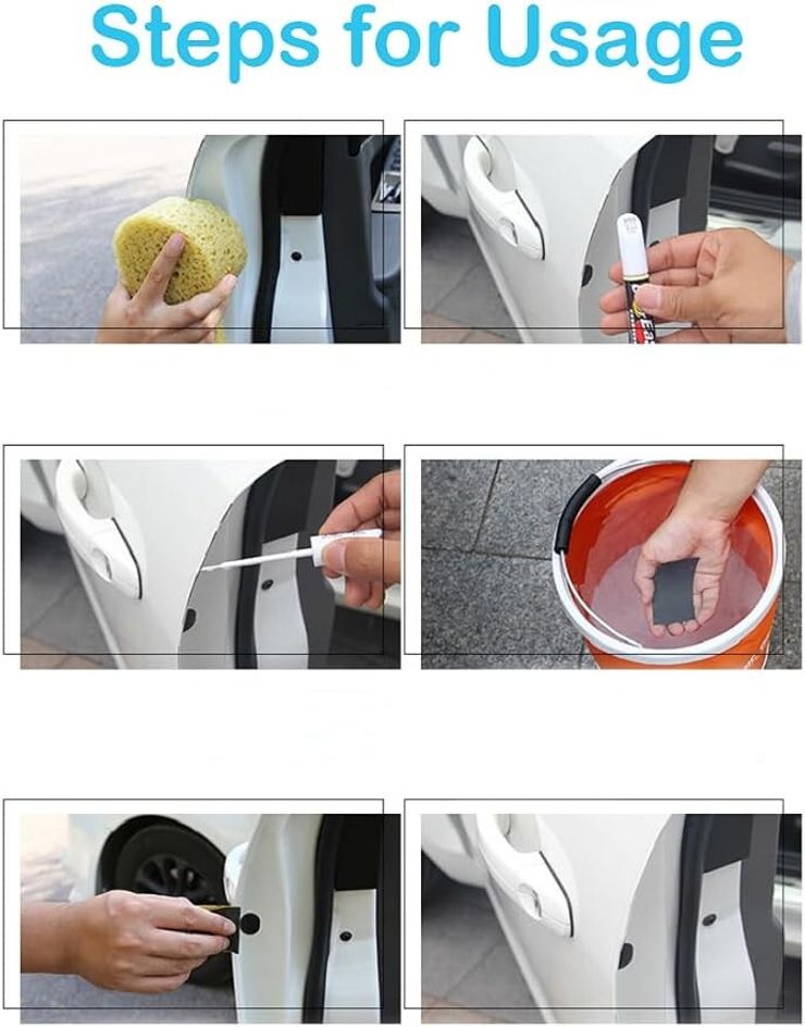 車用塗料 タッチペン 補修ペン 車用タッチアップペイント 自動車塗装 傷修理 タッチアップペイントペン　５