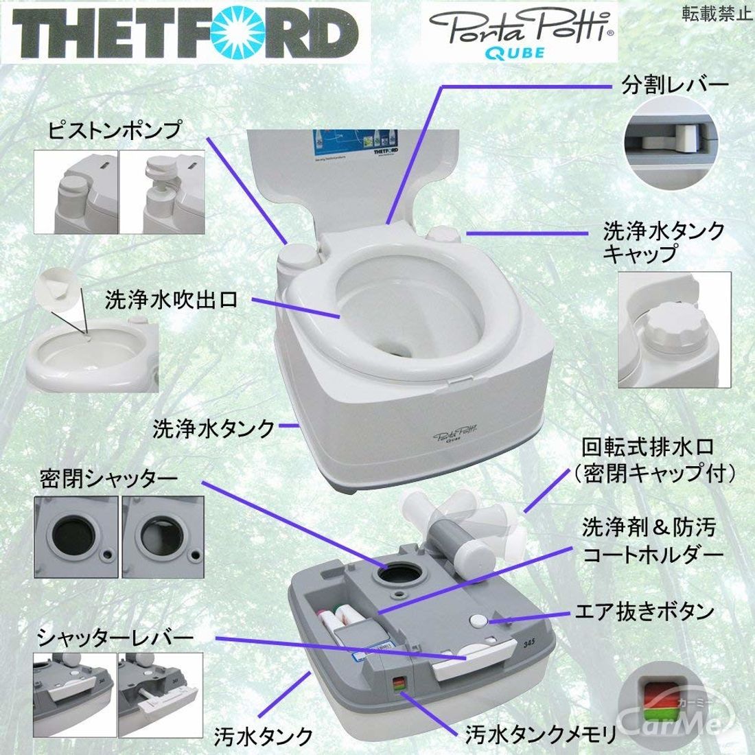 車中泊でも便利な簡易 携帯トイレ選 水洗式が使いやすい