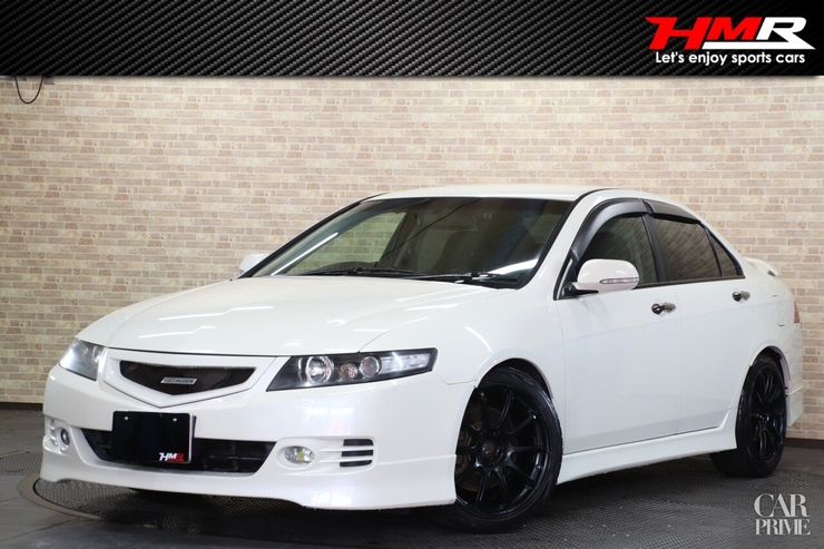 H.18(2006)年 ホンダ アコード 2.0 ユーロR 新品天張り ADVAN18インチ パールホワイト 走行145