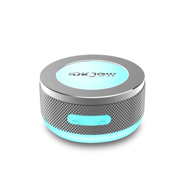Okjew 骨伝導スピーカー Bluetooth振動スピーカー (グレー)
