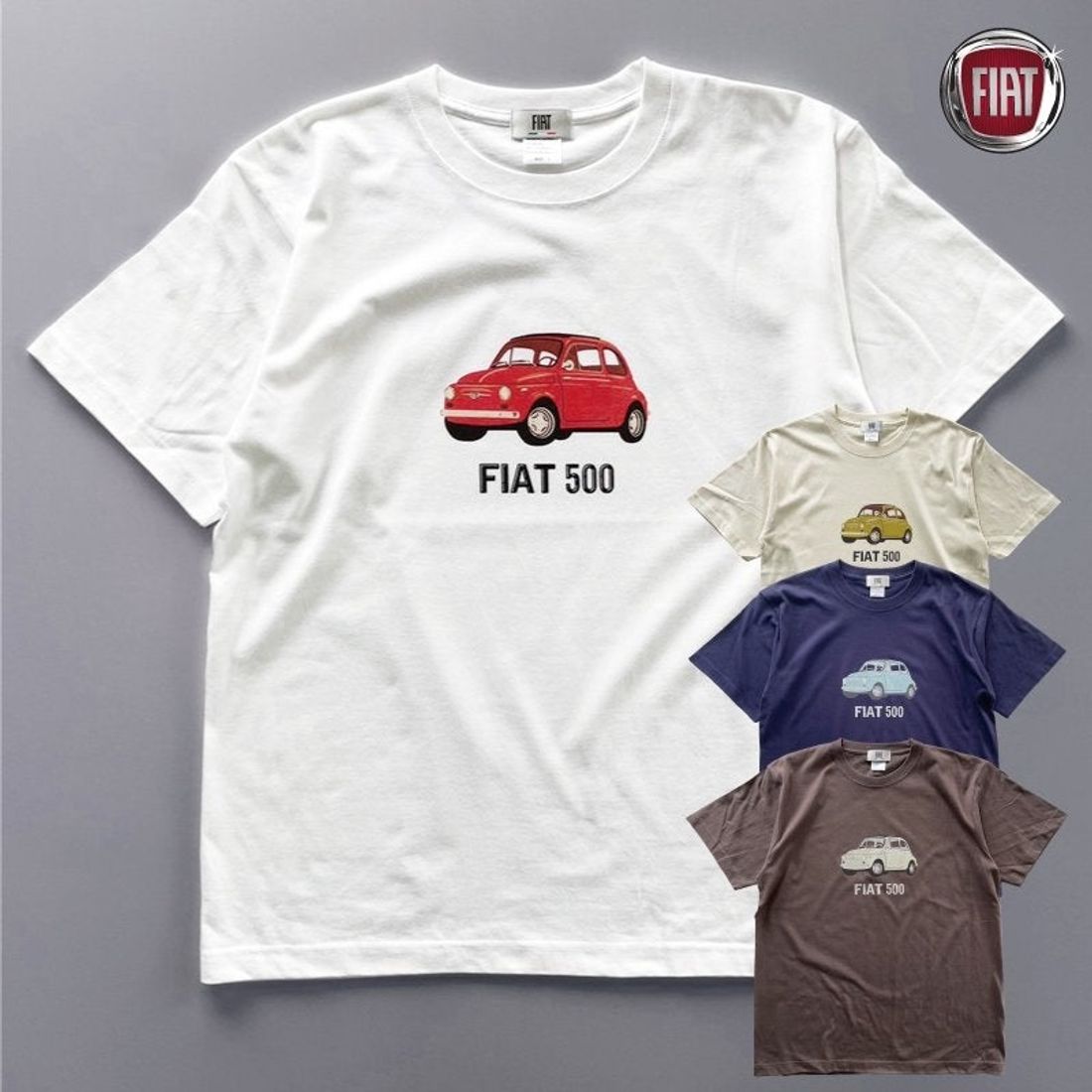 遊び心たっぷりのFIAT Tシャツ、先行予約開始