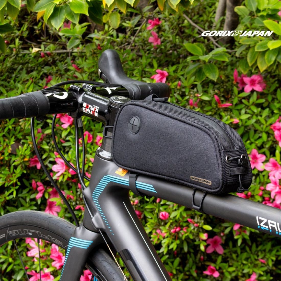 自転車パーツブランド「GORIX」が新商品の、トップチューブバッグ(QUICK TOP TUBE BAG)のXプレゼン…