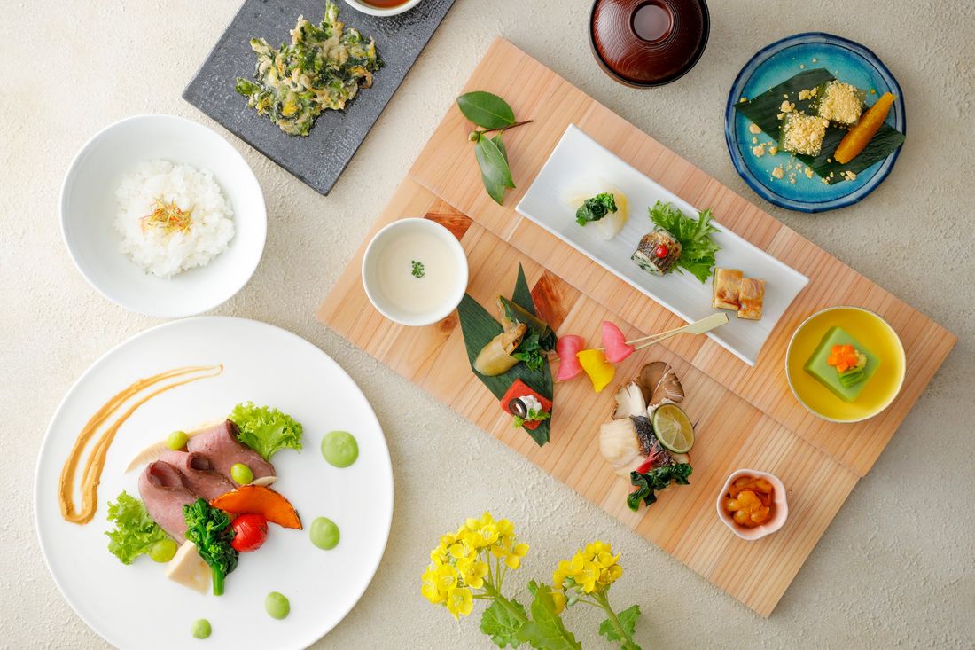 琵琶湖マリオットホテル 早春の琵琶湖を、菜の花とともに「NANOHANA Lunch 2023」を発売