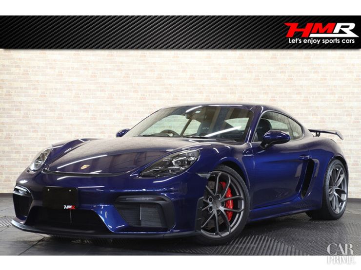 R.2(2020)年 ポルシェ 718ケイマン GT4 1オーナー クロノPKG BOSE ブルー 走行13,600km