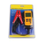 ADPOW バッテリーテスター バッテリーチェッカー バッテリー診断機 12V蓄電池用 LCD バッテリーアナライ...