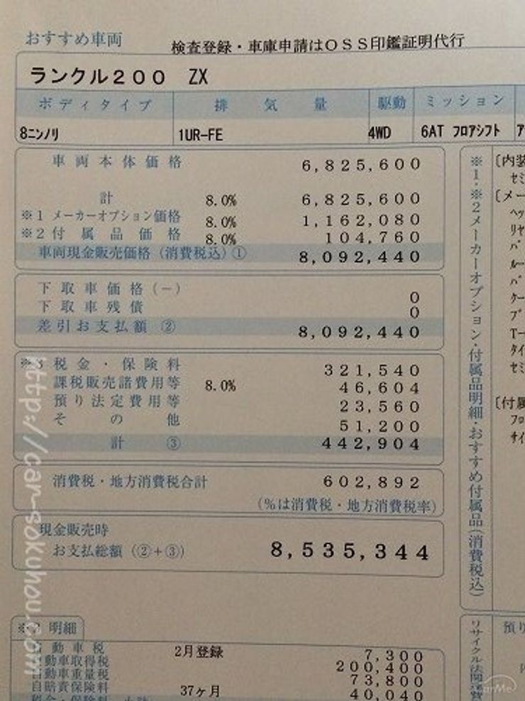 トヨタ ランクル200 2015