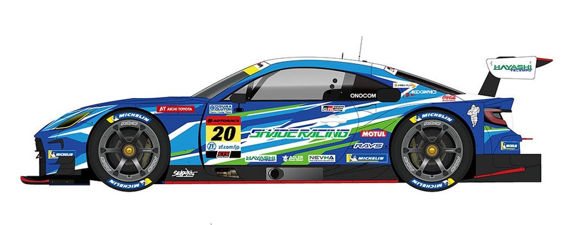 SHADE RACING SUPER GT GT300クラス※ 20号車 マシンカラーリング発表