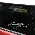 リミテッドエディション ステッカー 2枚セット レーザーレインボー