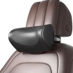 車ヘッドレスト ネックパッド (黒)