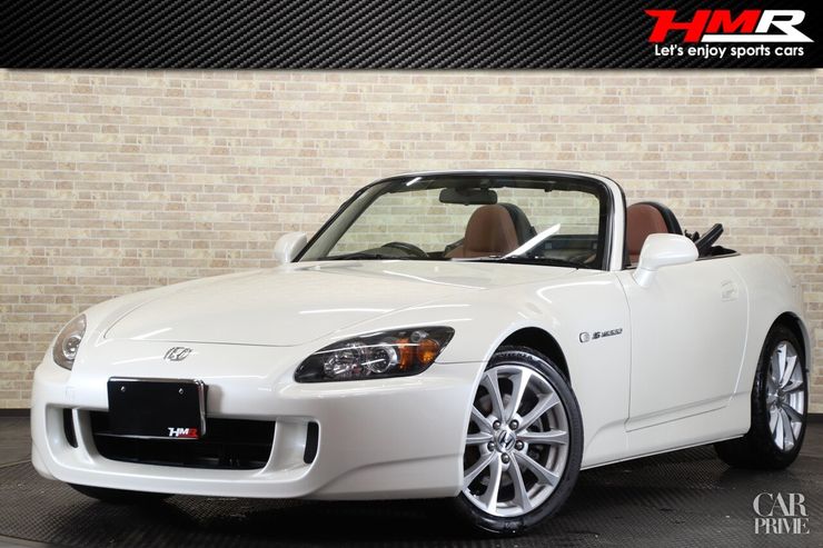 H.18(2006)年 ホンダ S2000 2.2 オプション茶革シート 純正17インチ パールホワイト 走行77,20