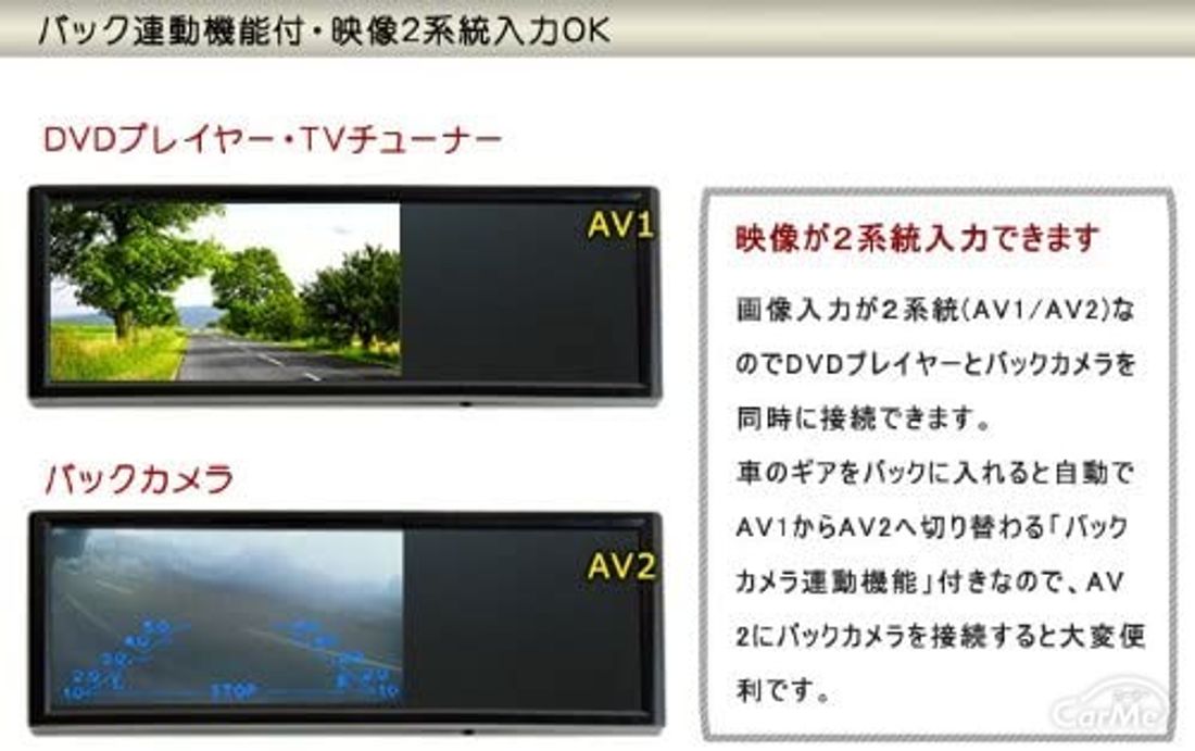 バックカメラおすすめ9選とルームミラー型バックモニター3選をご紹介 年版 車ニュース 中古車情報 中古車検索なら 車選びドットコム 車選び Com