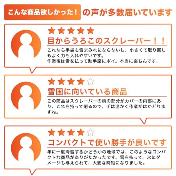 アイススクレーパー 手袋付き