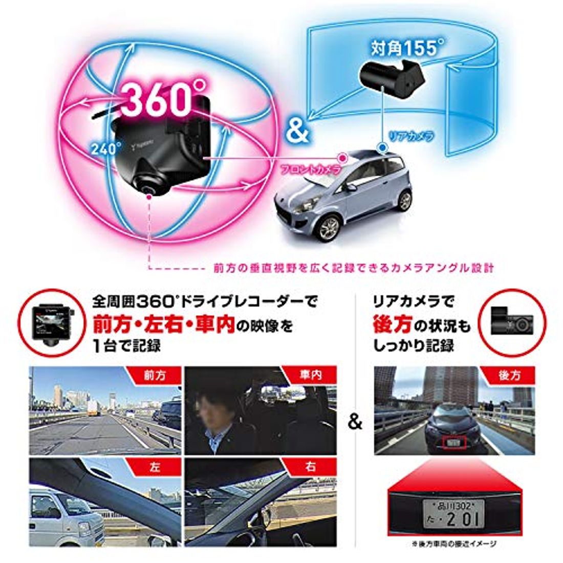 フロントだけから360度まで ドラレコの種類はいくつある By 車選びドットコム