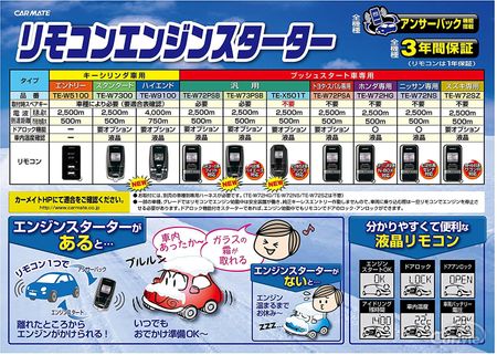 おすすめのエンジンスターター15選 取り付けるメリット デメリットとは 年版