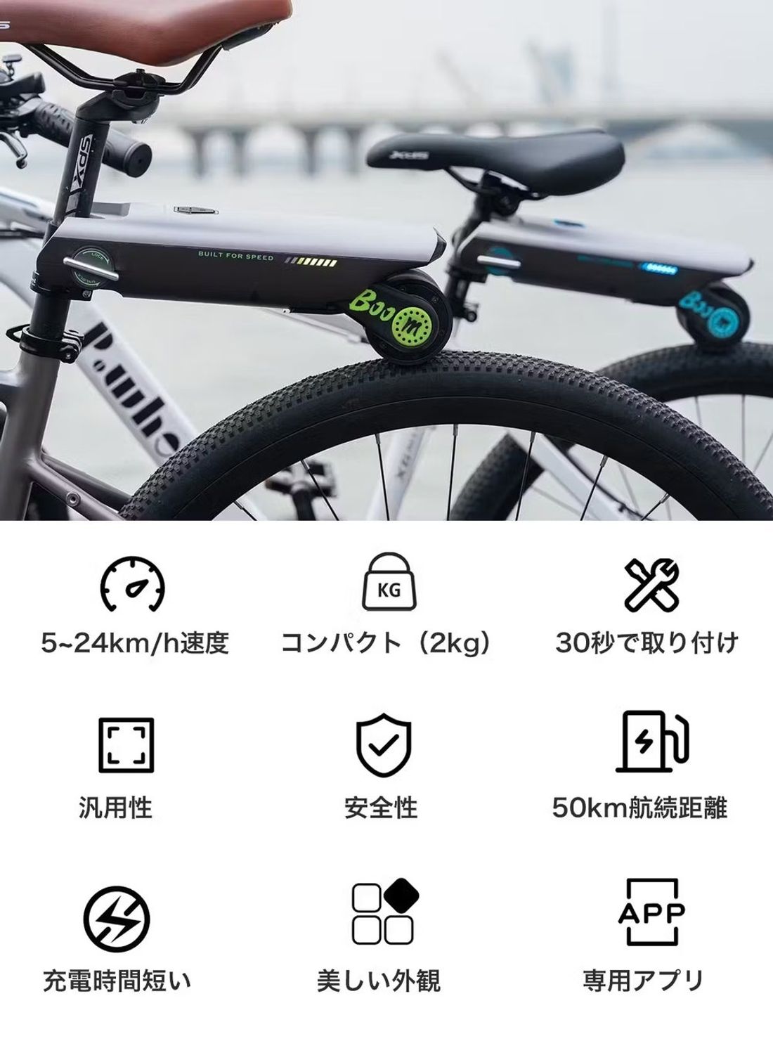 【第二弾】再開！支援金額2000万円の「P.Wheel」がCAMPFIREで再度掲載予定！あなたの自転車を電動自転車に！