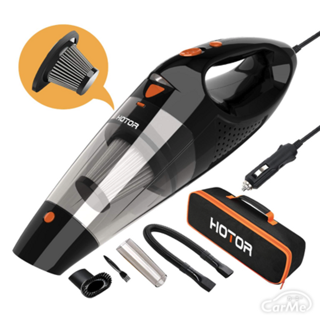 Amazon.co.jp 限定】HOTOR 車用掃除機 DC 12V