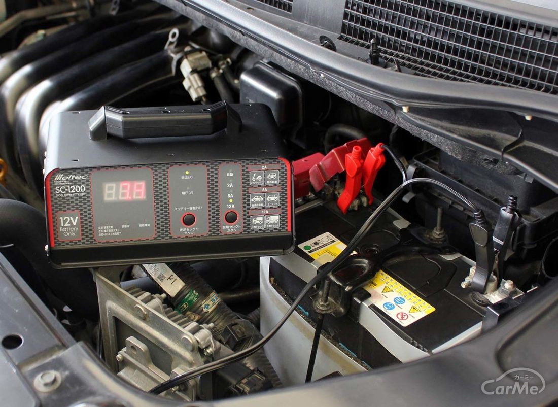 メルテック バッテリー充電器(バイク~大型トラック) DC12V用
