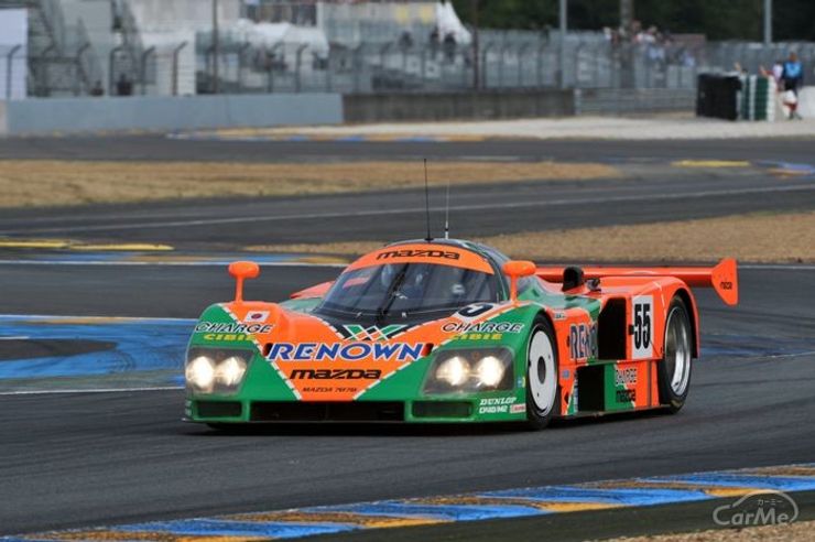 90年代 ビンテージ マツダ ルマン24 優勝 787B ロータリー ポスター 90年代 ビンテージ マツダ ルマン24 優勝 787B ロータリー