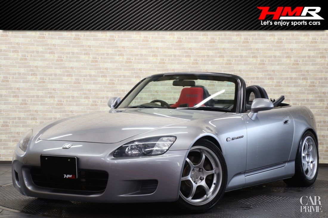 H.11(1999)年 ホンダ S2000 2.0 ADVAN17インチ HKSマフラー シルバー 走行79,500km