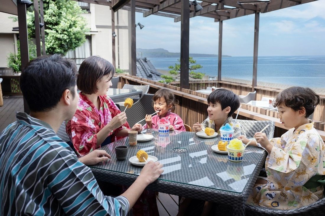 【吉祥の夏祭り】家族で伊豆へ♪ つるやの熱い夏がやってくる☆かき氷、縁日遊び、温泉卓球、キッズアメニティetc.