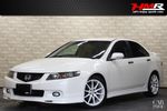 H.16(2004)年 ホンダ アコード 2.0 ユーロR 新品クラッチ 無限マフラー RG車高調 パールホワイト 走行