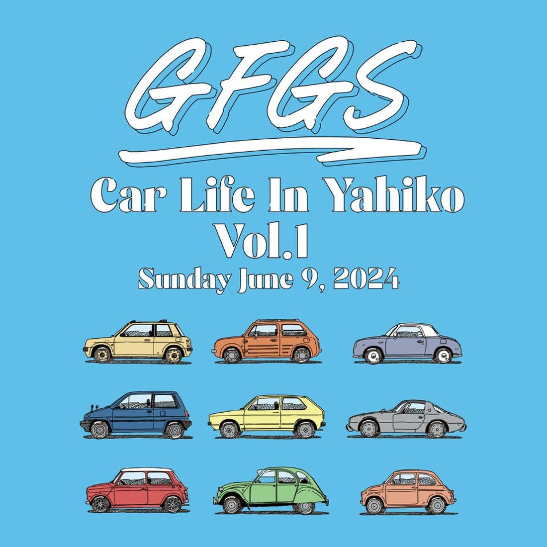 パイクカーに特化した新潟発のカーイベント『GFGS Carlife In Yahiko Vol.1』を開催します