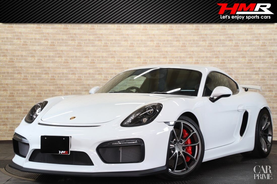 H.28(2016)年 ポルシェ ケイマン GT4 スポーツクロノPKG カラーシートベルト ホワイト 走行16,800