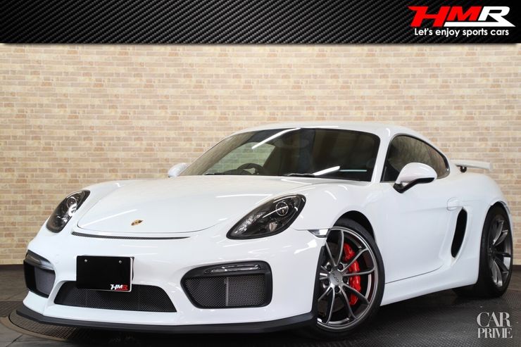 H.28(2016)年 ポルシェ ケイマン GT4 スポーツクロノPKG カラーシートベルト ホワイト 走行16,800