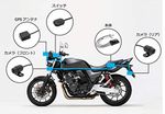 バイク専用ドライブレコーダー 前後2カメラ+GPS搭載ハイスペックモデル EDR-21GA