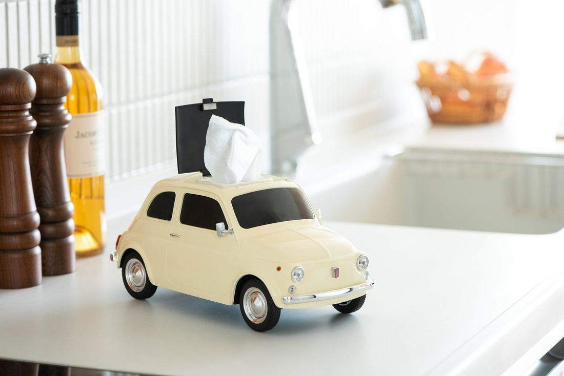 【一般販売開始】FIAT NUOVA完全再現の2WAYティッシュケース（CAMSHOP.JP）