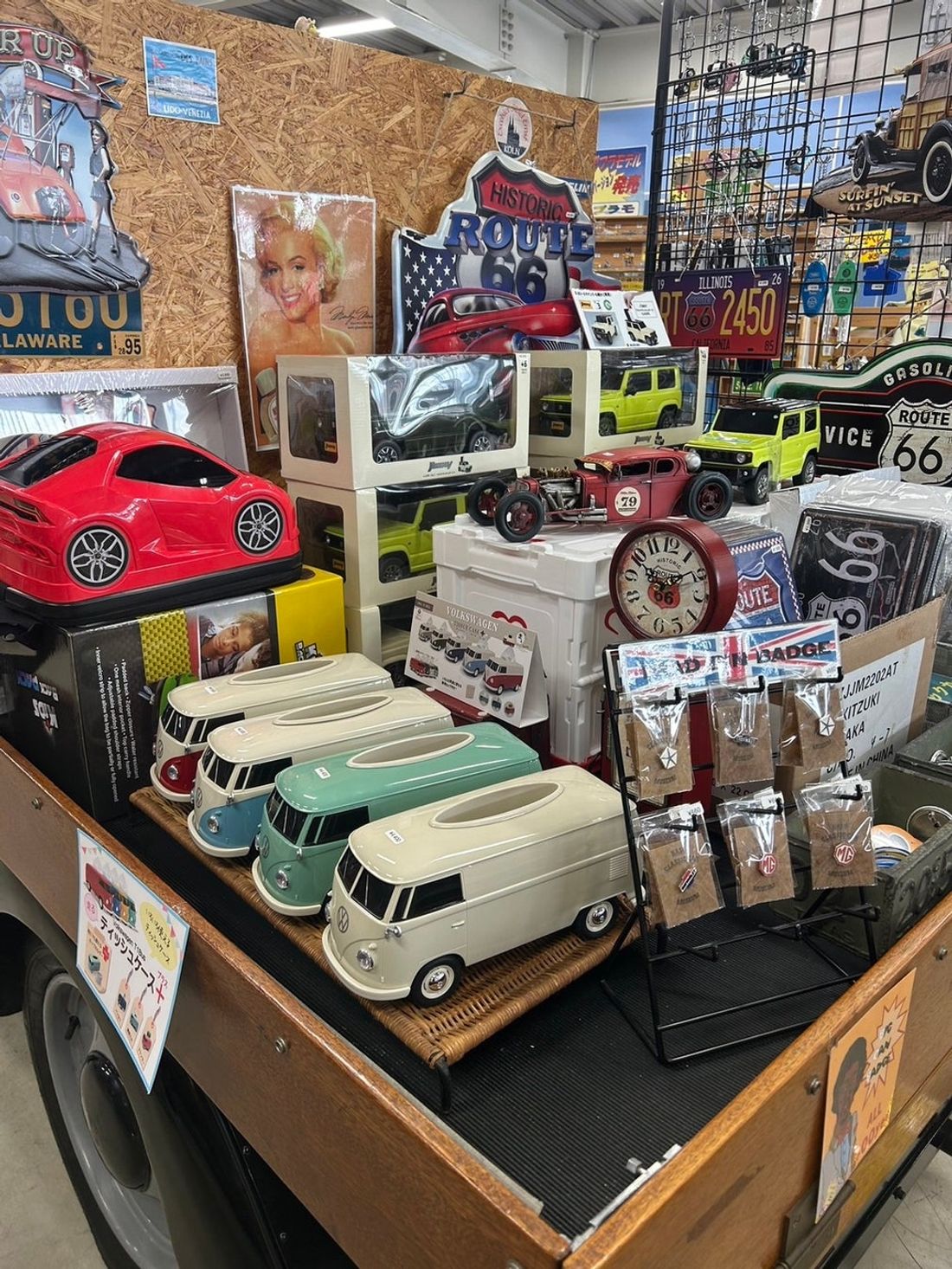 『JIMNY型 ウェットティッシュケース』那須クラシックカー博物館に登場!