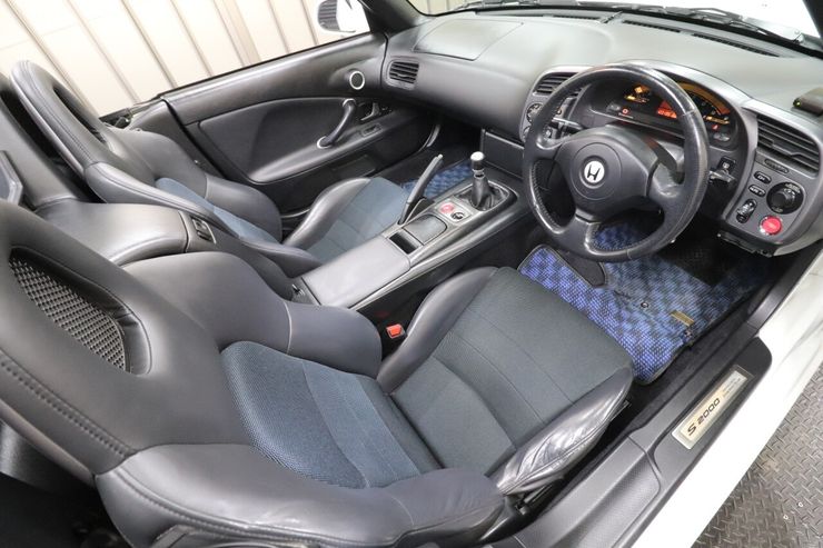 H.15(2003)年 ホンダ S2000 2.0 1オーナー 新品幌 モデューロエアロ ホワイト 走行103,300k