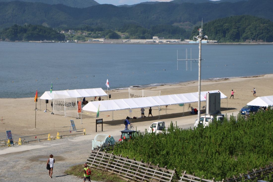 日本フレスコボール協会(JFBA)、7月15日(土),16日(日)に岩手県陸前高田市・高田松原海岸で2年連続で「海開き…