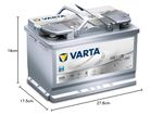 VARTA [ バルタ ] 輸入車バッテリー [ SILVER DYNAMIC AGM] 570 901 076