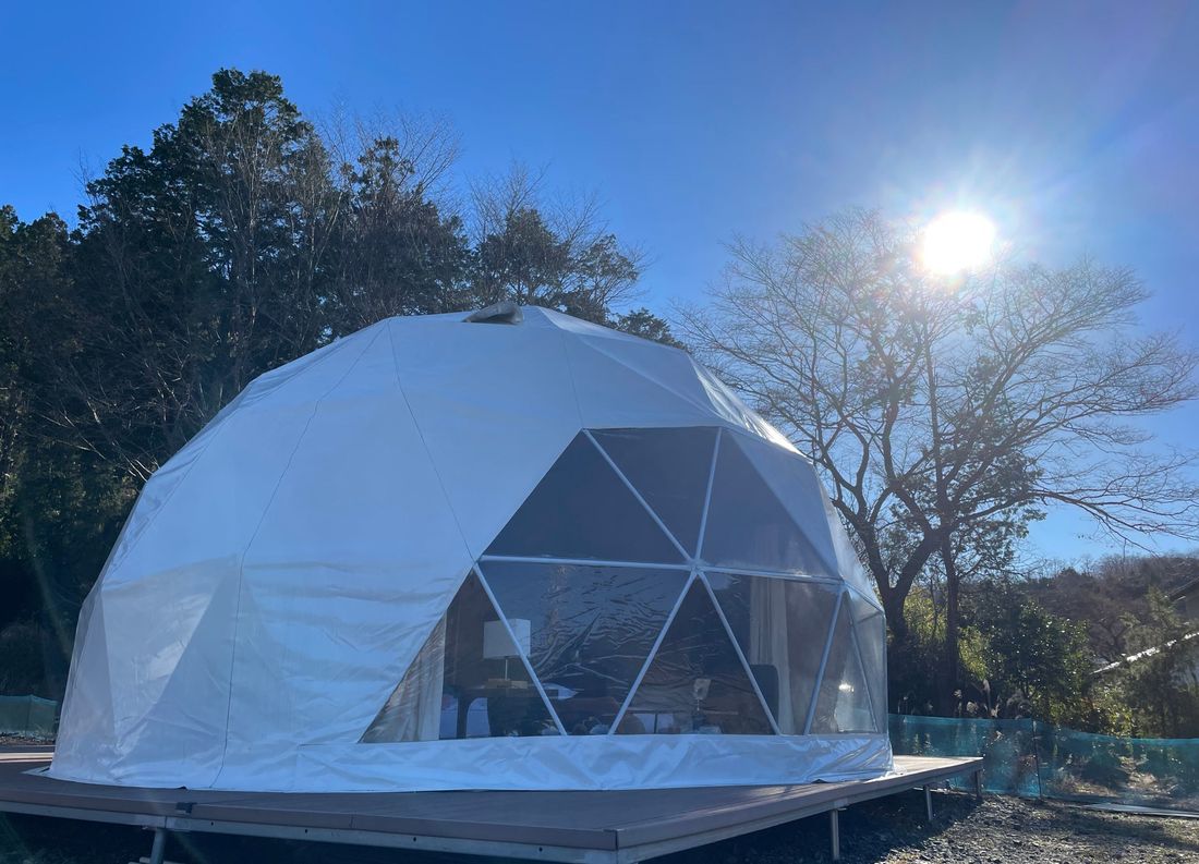 日本有数の陶器の里、栃木県益子町で温泉グランピング【glampark 益子舘】公式サイトにて予約受付スタート!