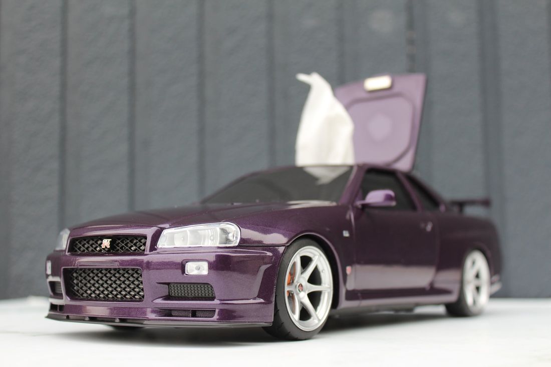 【新色】スカイライン GT-Rのウェットティッシュケースのパープルが予約開始!