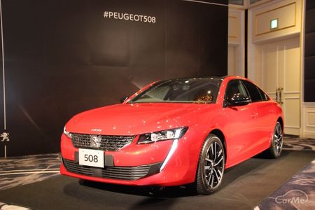 新型プジョー508(塚田勝弘撮影)