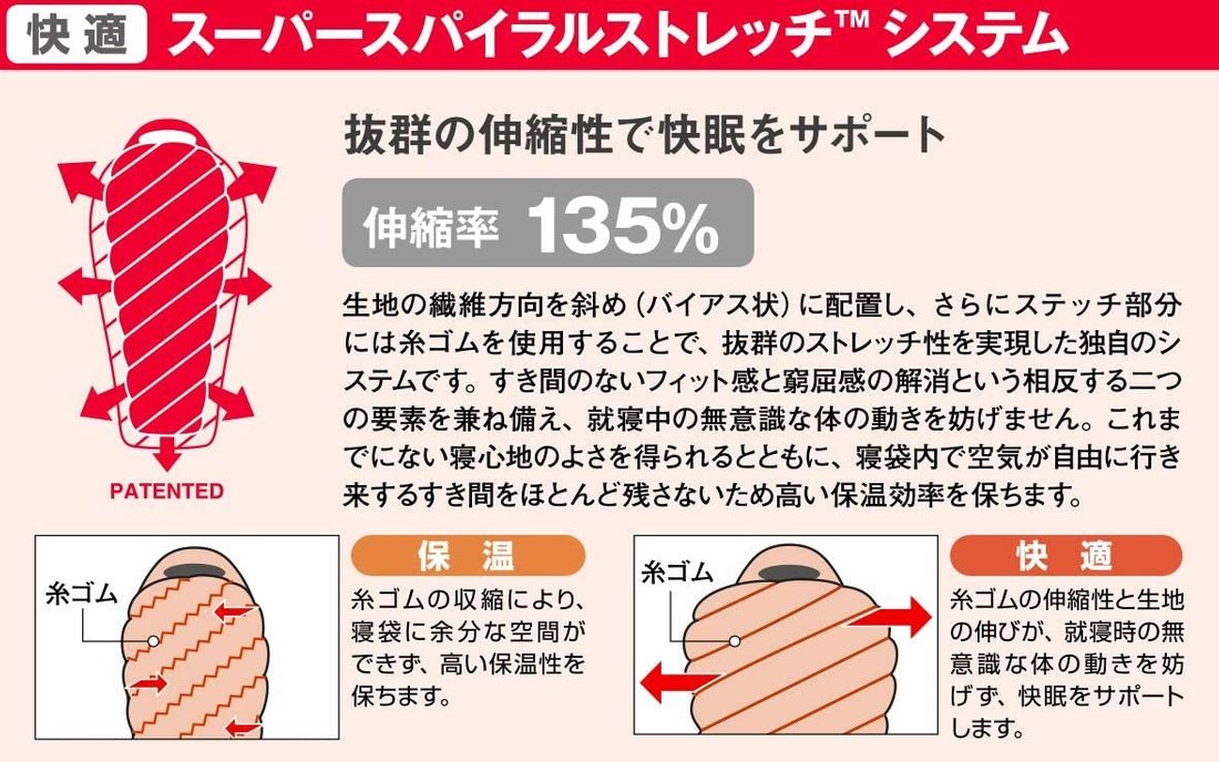 寝袋 シュラフのおすすめメーカー10選をご紹介 選ぶポイント6つの写真 10枚目