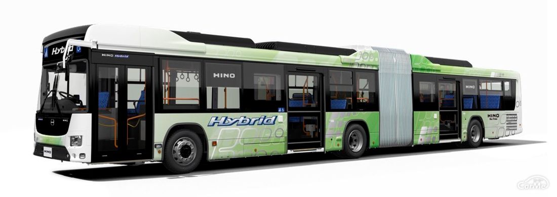 日野 ブルーリボン ハイブリッド 連節バス