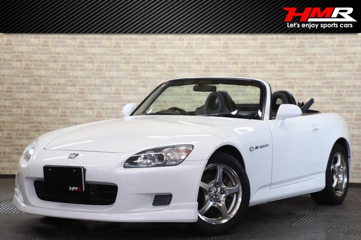 H.15(2003)年 ホンダ S2000 2.0 1オーナー 新品幌 モデューロエアロ ホワイト 走行103,300k