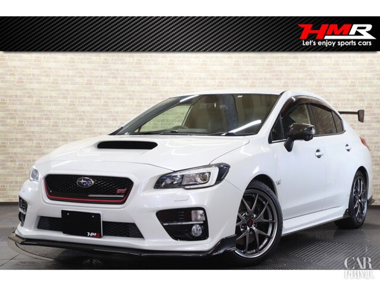 H.28(2016)年 スバル WRX STI 2.0 タイプS 4WD STIフルエアロ リアウイング パールホワイト