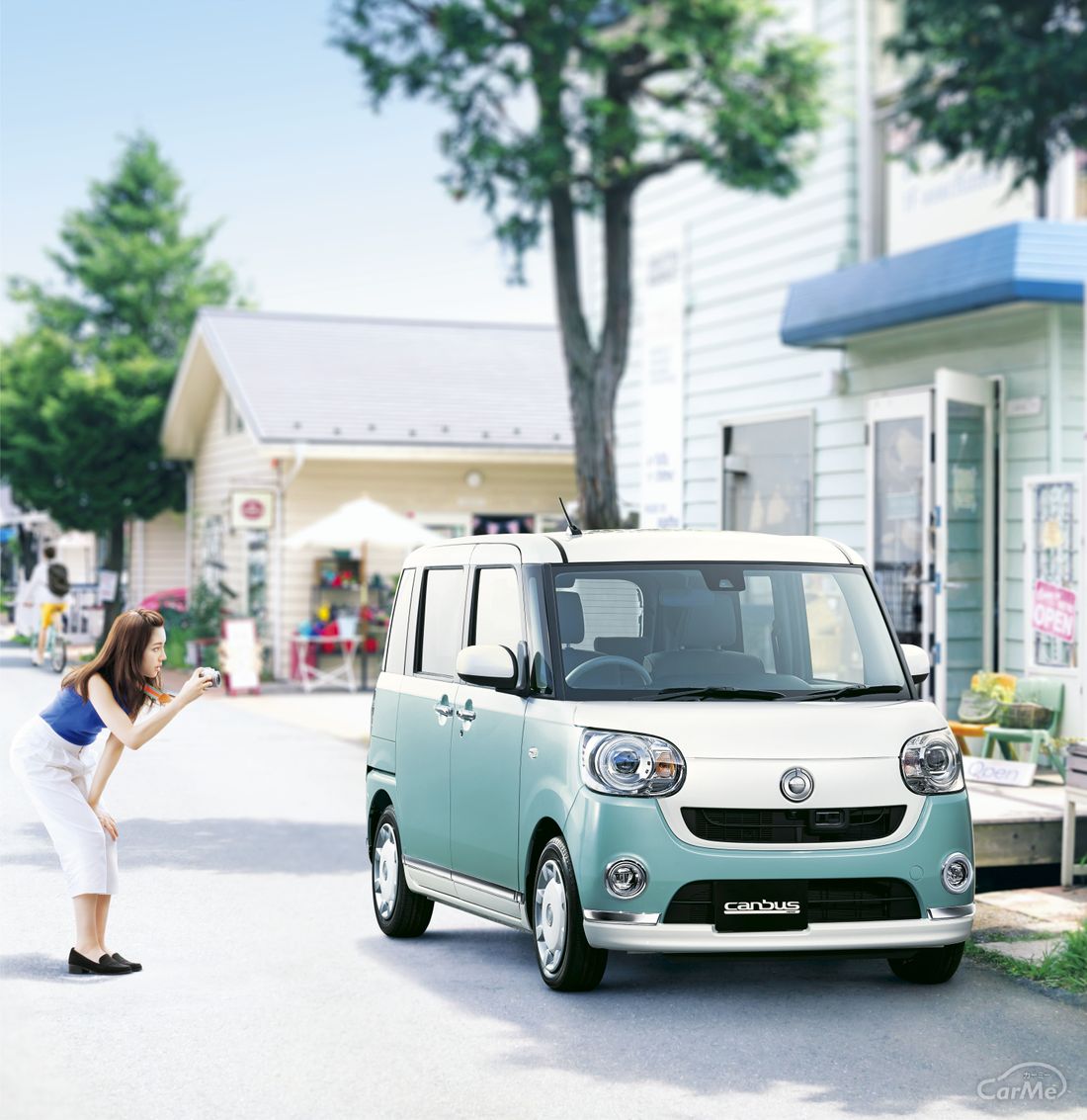 ポップでキュートなムーヴキャンバスは新しいジャンルのスライドドア軽自動車