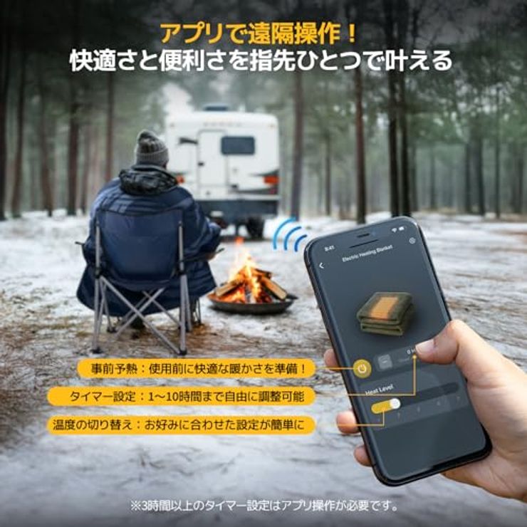 12V電気毛布 180×130cm