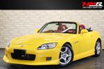 H.14(2002)年 ホンダ S2000 2.0 社外フルエアロ モデューロリアスポイラー イエロー 走行78,800