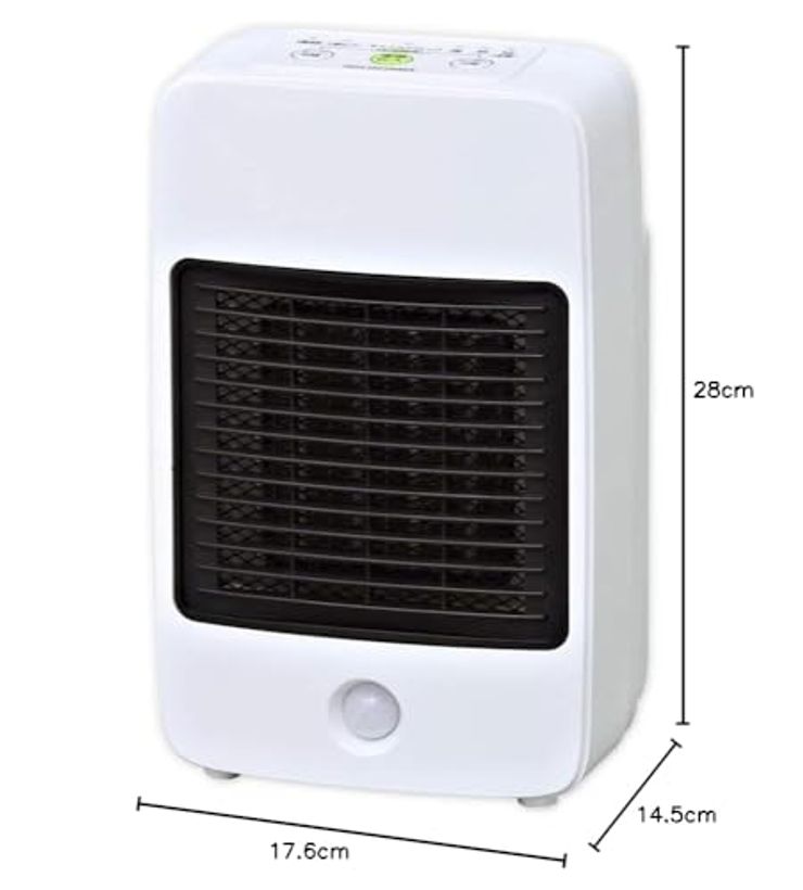 セラミックファンヒーター  JCH-M082T ホワイト